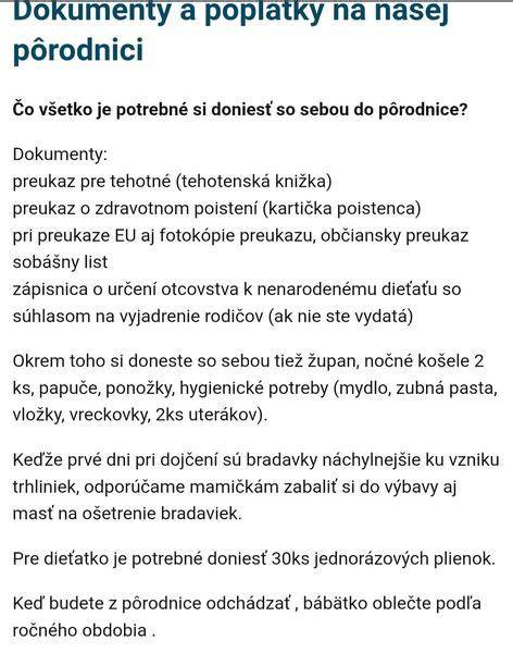 Informácie pre rodičky z pôrodnice Trstená: čo očakávať pred, počas a po pôrode