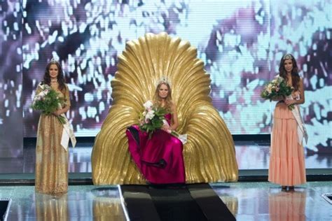 Kristína Krajčírová počas súťaže Miss Slovensko