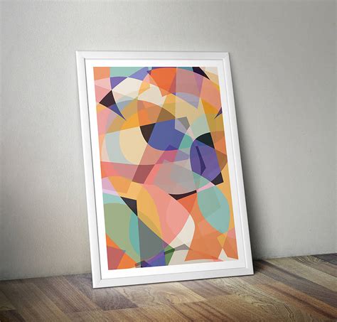 Obrazová ilustrácia: geometrická abstrakcia a expresívne figúry