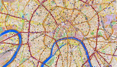 Mapa: Cesty Goncharovej z Moskvy do Paríža a jej významné štúdiá