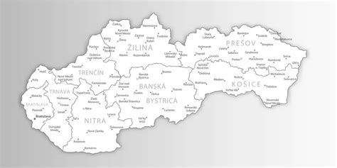 Mapa Slovenska znázorňujúca hustotu centier asistovanej reprodukcie