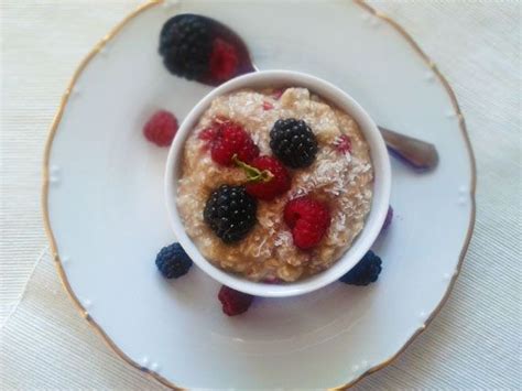 zdravé raňajky s ovocím