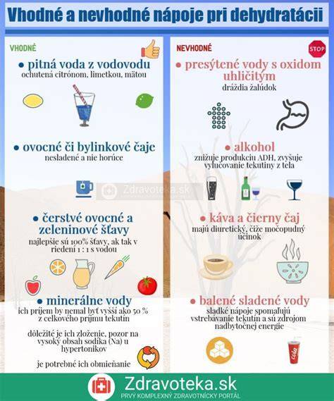 Infografika: Ako správne hydrated dieťa po vracaní