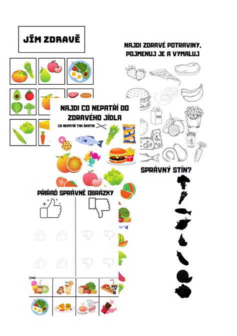 Ilustrácia zdravého jedálnička dieťaťa s vajíčkami, ovocím a zeleninou