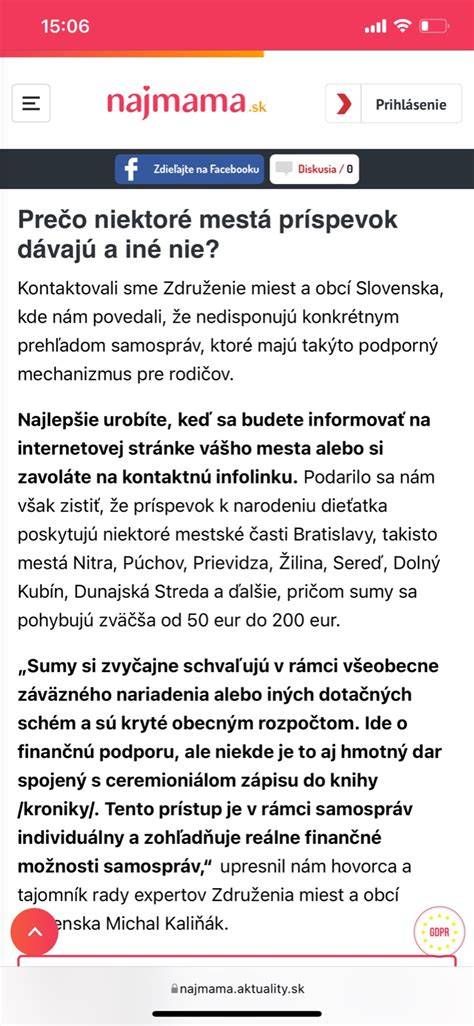 Infografika: Ako sa vypláca príspevok pri narodení dieťaťa a kedy vzniká nárok