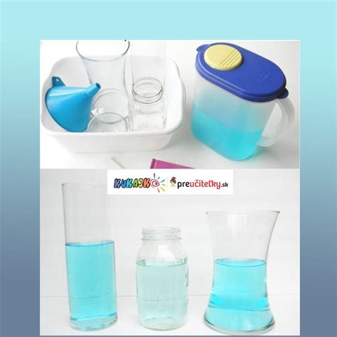 deti pijúce vodu z rôznych nádob