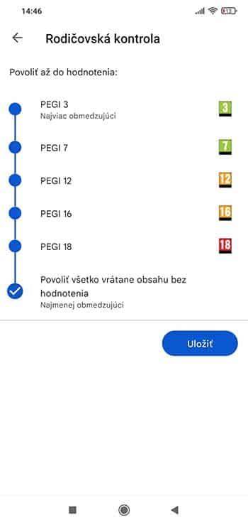 Mapa dostupnosti a druhov zariadení podporujúcich rodičovskú kontrolu