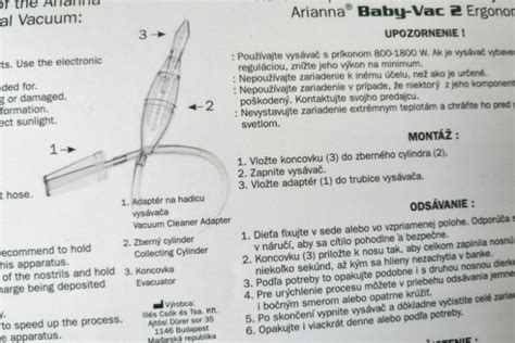 Arianna Baby-Vac 2 – odsávačka hlienov na vysávač: recenzia, návod na použitie a praktické tipy