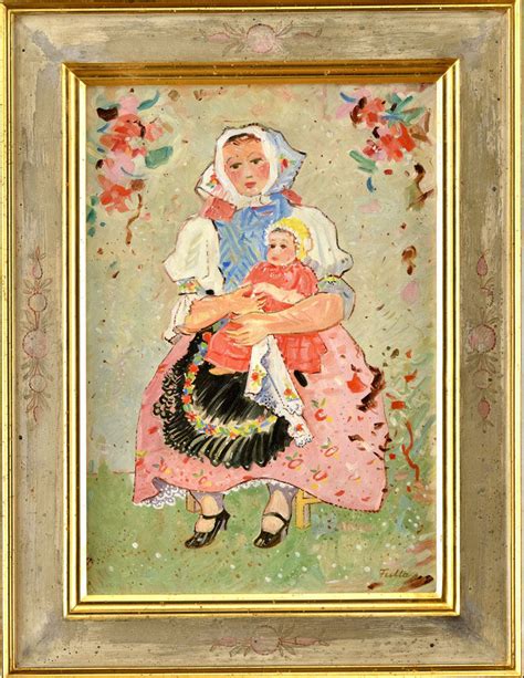 Ľudovít Fulla - Matka s dieťaťom