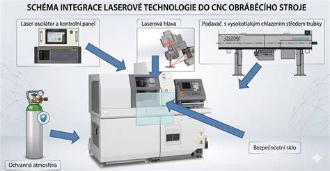 Schéma laserovej asistovanej ultrazvukovej operácie