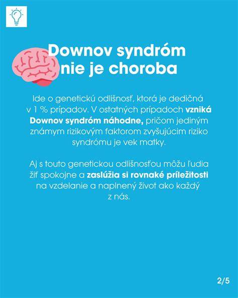 Obrázok 1: Vek a riziko Downovho syndrómu v population