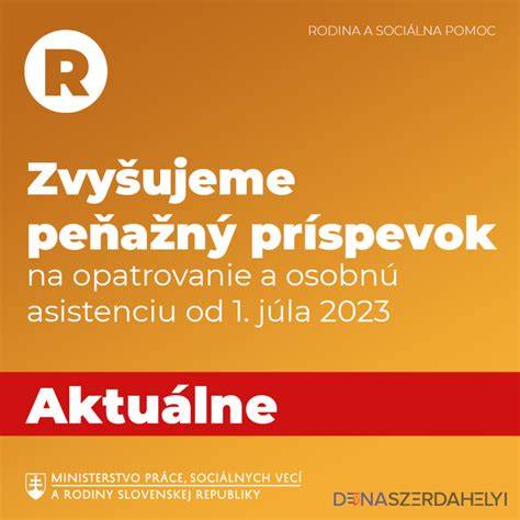 Infografika: Proces získania peňažného príspevku na osobnú asistenciu