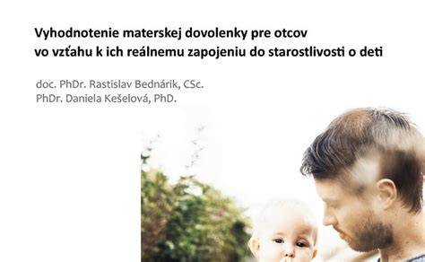 Otec poberajúci rodičovský príspevok: podmienky a postup