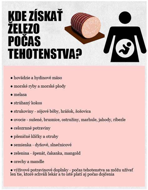 Infografika: Ako funguje železo v tehotenstve a prečo sa zvyšuje potreba
