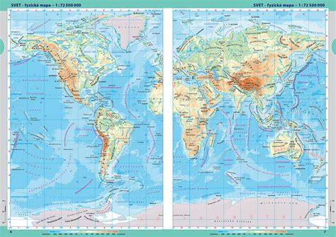 Atlas sveta - mapa dielikmi a samolepkami