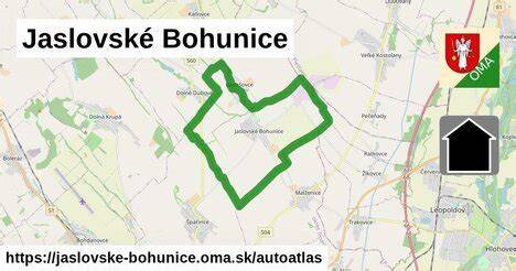 Mapa sakrálnych pamiatok Jaslovské Bohunice