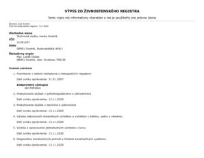 Živnostenský register Slovenskej republiky