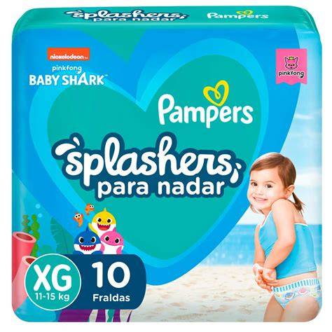 Ilustrácia: Pampers Splashers v bazéne