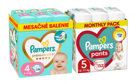Pampers Premium Care: Najväčšie balenie, výhodné balenia a pohodlie plienkových nohavičiek pre deti