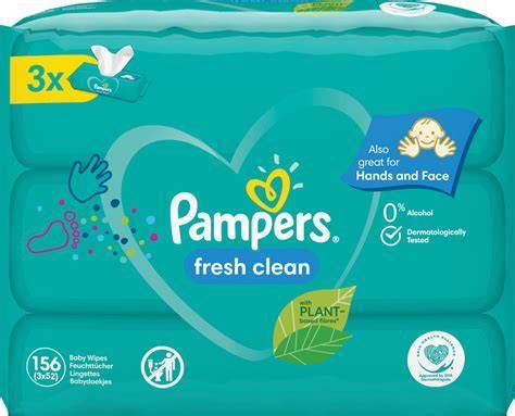 Pampers Fresh Clean vlhčené utierky: výhody a zloženie