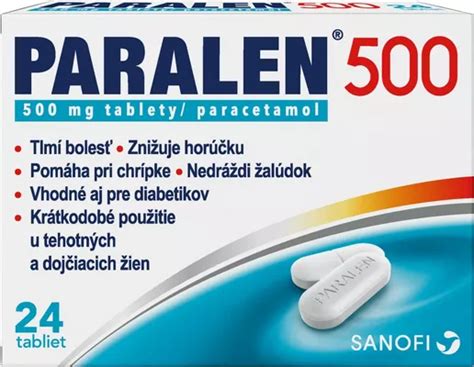 Infografika: Dávkovanie Paralen 500 podľa hmotnosti