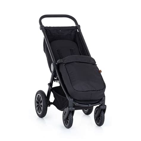 Obrázok kočíka Street+ Air Black: nafukovacie kolesá a strieška