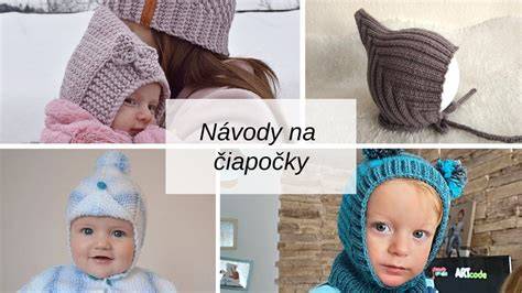 Infografika: Rôzne typy papučiek pre bábätká (pletené a háčkované)