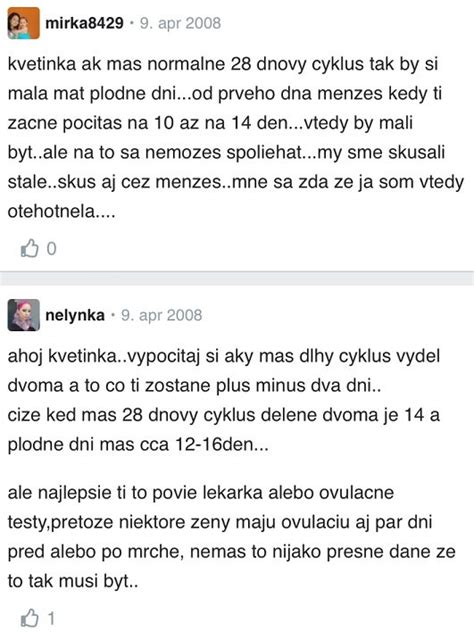 Mapa plodných období pri bežnom cykle