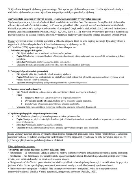 Schéma výchovného procesu v jasliach zameraná na rozvoj dieťaťa