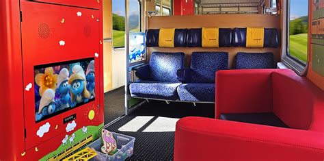 Ilustrácia interiéru detského kupé