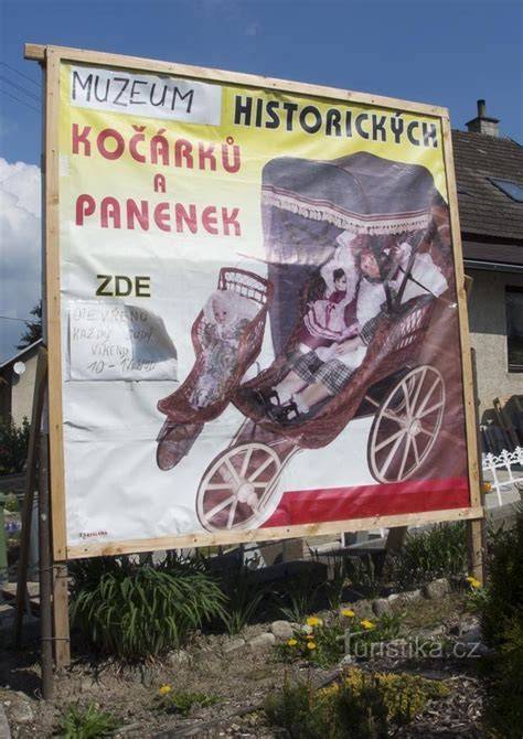 Obrázok: Múzeum starožitných kočíků, Náchod - expozícia starých kočíkov a bábik