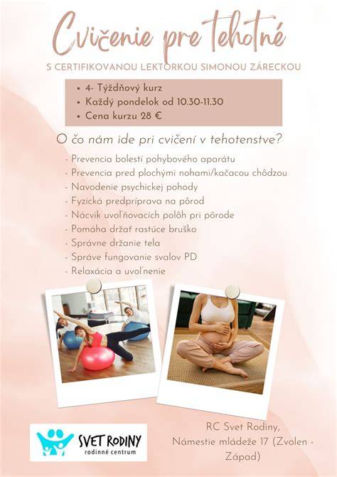 Infografika: Bezpečné online cvičenie pre tehotné