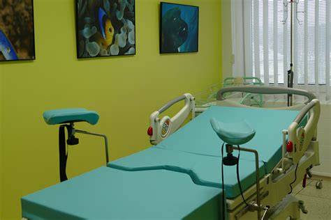 Infografika: Schéma rozloženia Gynekologicko-pôrodníckeho oddelenia a pôrodnej sály v nemocnici Poprad