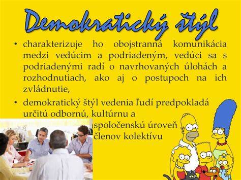 Demokratický štýl výchovy - schéma hierarchie a spolupráce