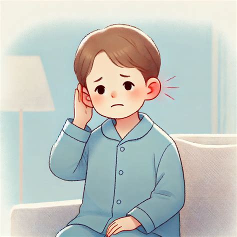 Deti s príznakmi bolesti ucha