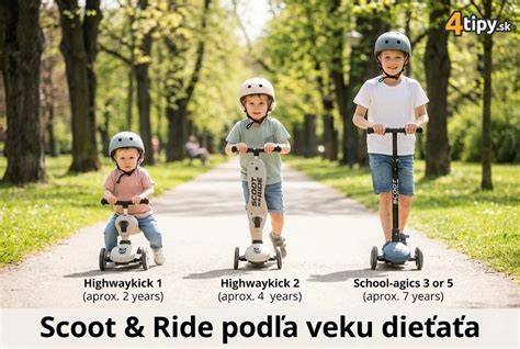 Infografika: Ako vybrať kolobežku podľa veku a výšky dieťaťa
