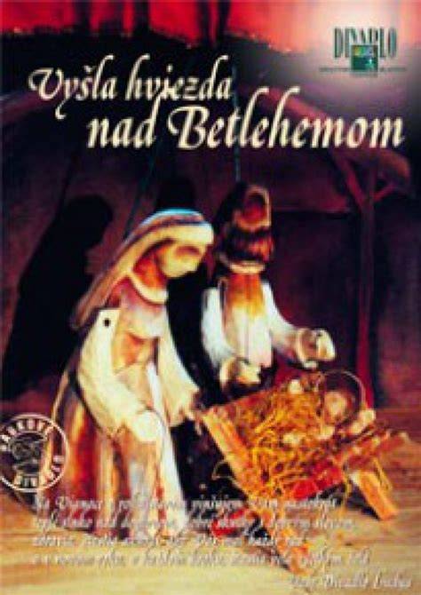 Ilustrácia narodenia dieťaťa s jasličkami a hviezdou nad Betlehemom