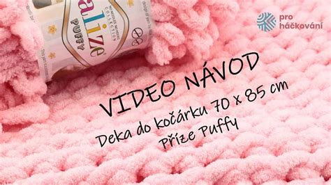 Ukážka procesu pletenia deky z Alize Puffy