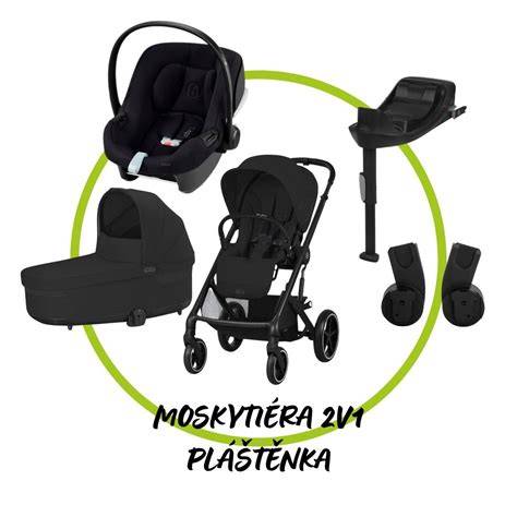 Infografika: 4v1 systém kočíka - hlboká vanička, športová časť, autosedačka a Isofix