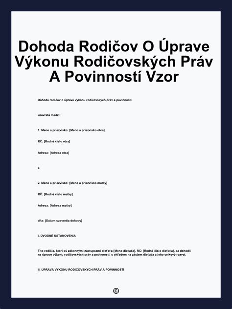 Grafika znázorňujúca rozvodový proces a zmluvy o rodičovských právach