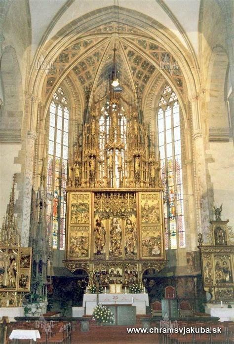 Detail hlavného oltára v Chráme sv. Jakuba v Levoči