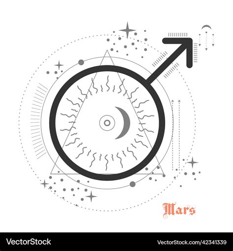 Symbol planéty Mars