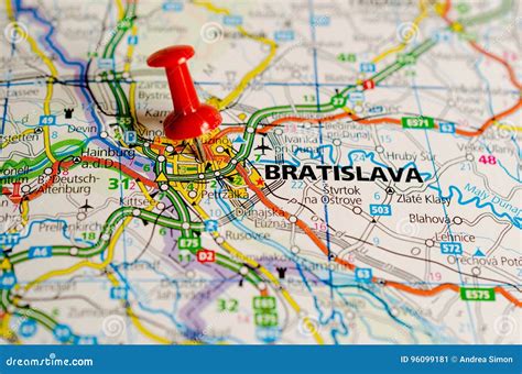 Mapa Bratislavy s vyznačenými štartmi Segway prehliadok