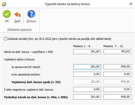 Infografika: Vzorec výpočtu daňového bonusu a vplyv veku dieťaťa