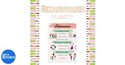 Infografika: Formy šikanovania a ich prejavy