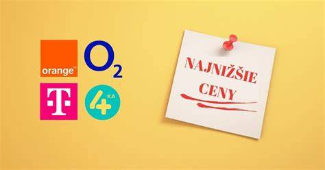 Infografika: Porovnanie cien volaní a dátových balíkov medzi operátormi 4ka, O2, Telekom, Orange
