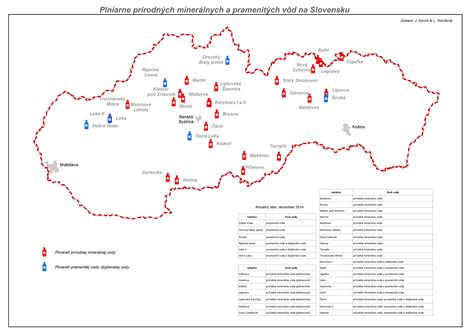 Mapa kúpeľných miest na Slovensku s detskou starostlivosťou