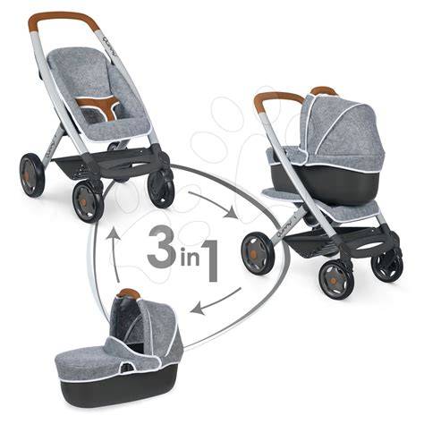 Kočík Smoby Maxi-Cosi Quinny 3v1 - vizuálne usporiadanie a detaily
