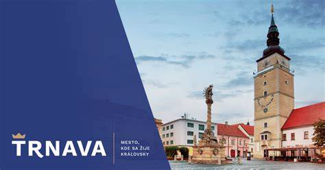 Mapa miesta narodenia Trnava a významných miest kariéry