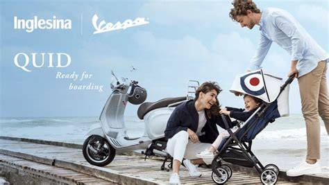 Infografika: Kompaktný dizajn Inglesina Quid Vespa a jeho hlavné komponenty
